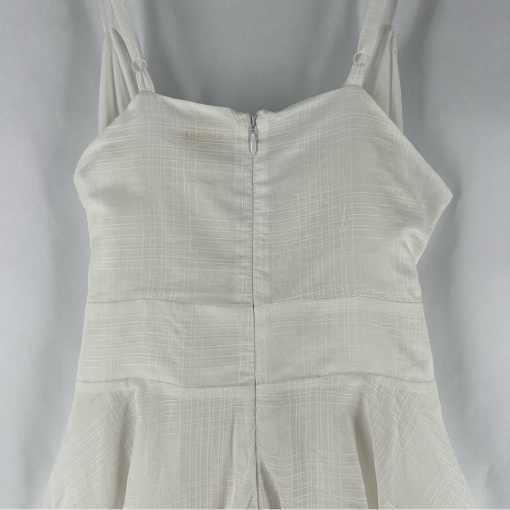 SRV x FTF Blanca Tie Front Flowy Romper Tiered Shorts Surplice‎ Neckline Woven - Picture 13 of 16
